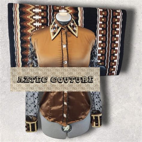 Combo Western Show Shirt Western Show Outfits Pleasure Etsy