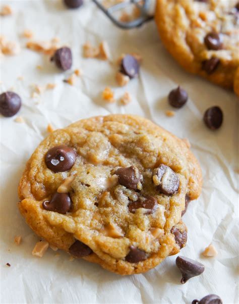 Brown Butter And Toffee Chocolate Chip Cookies Bake At 350°