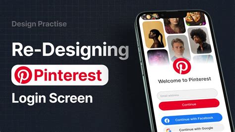 Redesigning The Pinterest App Login Screen A UI Design Practice In