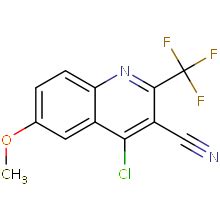 现货供应ChemShuttle4 chloro 6 methoxy 2 trifluoromethyl quinoline 3