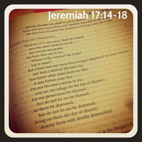 Jeremiah Bible Passage True Quotes Bible Quotes Quote