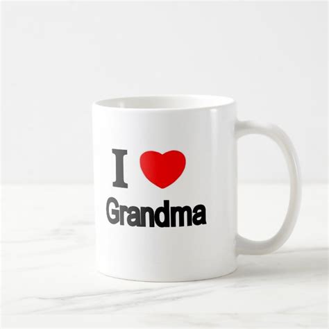 I Love Grandma Coffee Mug