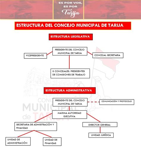 Estructura Concejo Municipal De Tarija