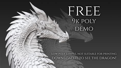 Artstation Dragon Bust Stl Easy To Print Resources