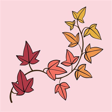 Simplicity Ivy Freehand Drawing Flat Design Vector Art At Vecteezy