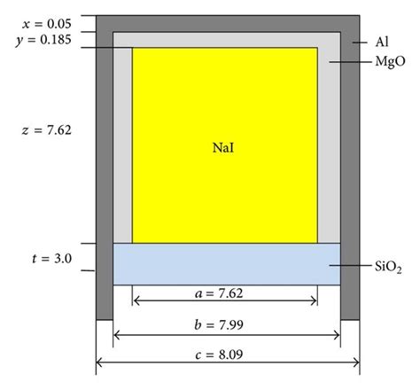 Schematic Representation Of Naitl Detector Considered In Simulation