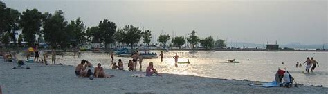 Sandy Beach On Lake Balaton