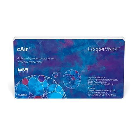 cAir (2 weekly) Contact Lenses 6 pack | Coopervision | Buy Online