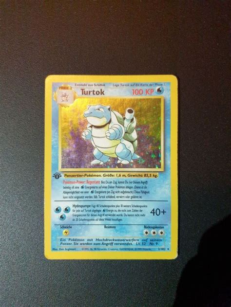 Turtok Holo First Edition Base Set Kaufen Auf Ricardo