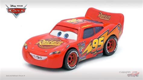 Bdd World Of Cars Bug Mouth Lightning Mcqueen With Rust Eze Sticker