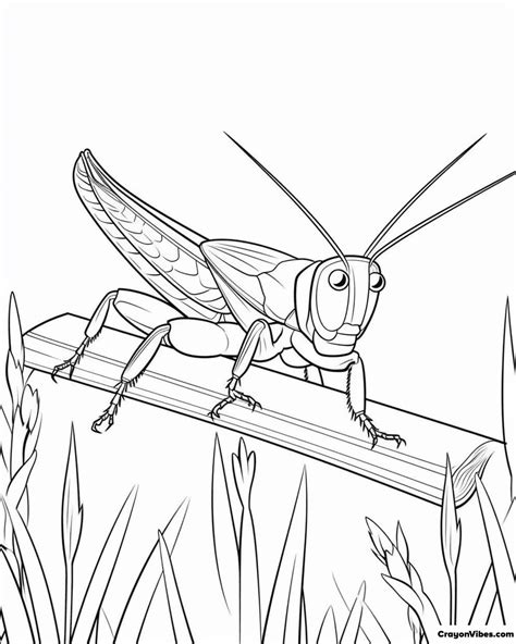 Locust Coloring Pages Free Printable For Kids And Adults