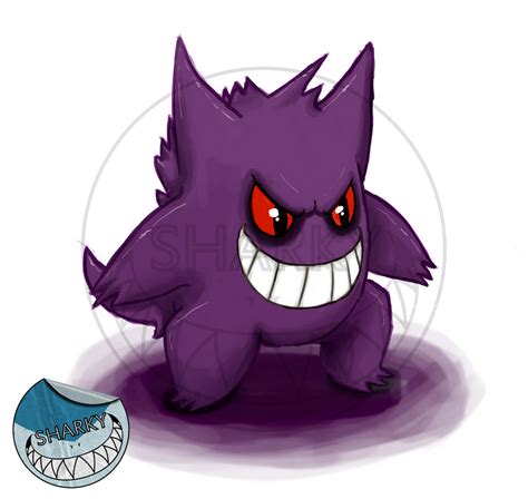 Gengar By Shark Butt On Deviantart