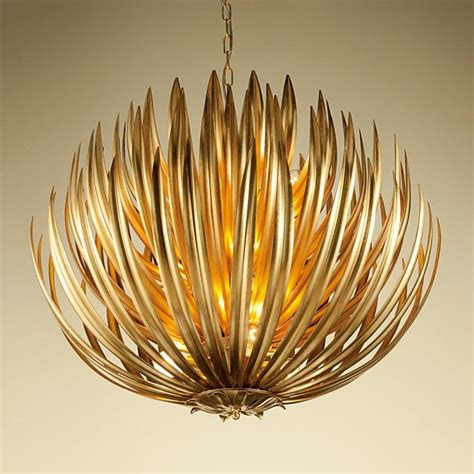 Florentine Antique Gold Leaf Artichoke Pendant Light Chairish