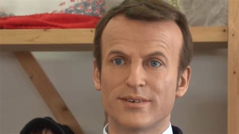 La Statue De Cire Demmanuel Macron Au Mus E Gr Vin D Voil E Le Parisien