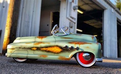 Rat Rod pedal car with real flames Toy Pedal Cars, Vintage Pedal Cars ...