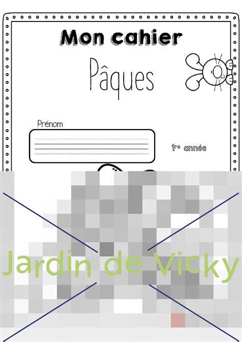 Mes cahiers thématiques de 1re année Jardin de Vicky