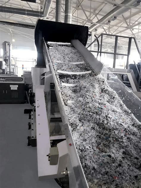 Washed Plastic Waste Recycling Line Plastic Pelletizing Machine For Pe