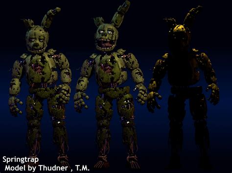 Sfm Fnaf Springtrap Model Showcase By Noonelmao On Deviantart