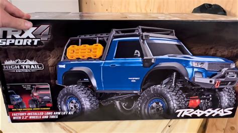 Traxxas Trx4 Sport High Trail Launch Edition Unboxing Youtube