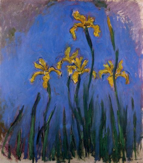 Yellow Irises 1914 1917 Claude Monet