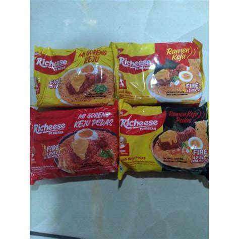 Jual Termurah Richeese Mie Instan Level Level Richeese Ramen Keju