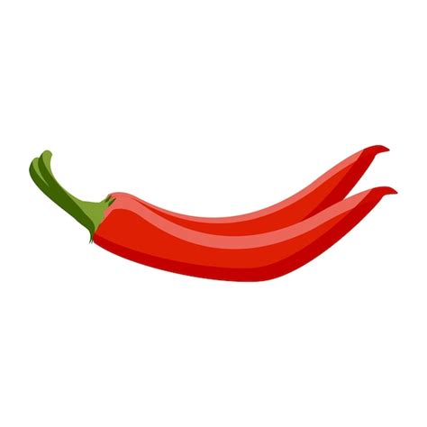 Premium Vector Red Hot Chilli Peppers Helthy Food Vegan Food