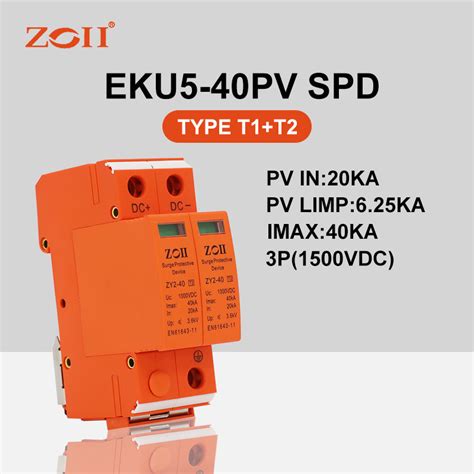 Zoii Solar Pv Surge Protective Device Dc Spd Vdc Vdc P P Ka