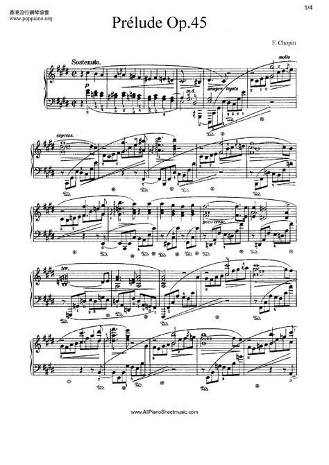 Chopin Prelude In C Sharp Minor Op Sheet Music Pdf Free Score