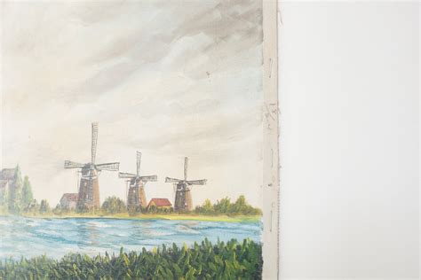 Dutch Windmill Painting - Homestead Seattle