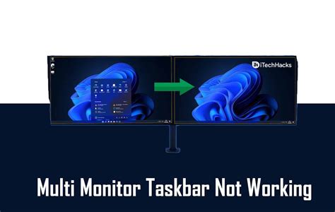 Fix Windows 11 Multi Monitor Taskbar Not Working Properly - HakTechs