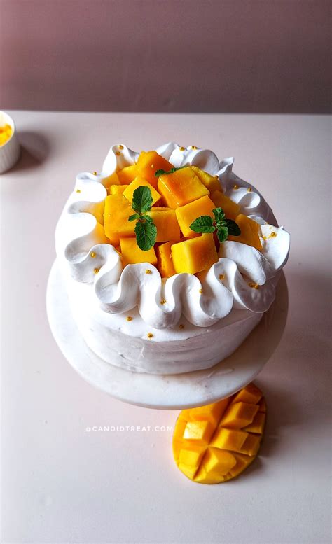 Mango Cake Eggless Cake Recipe Candid Treat