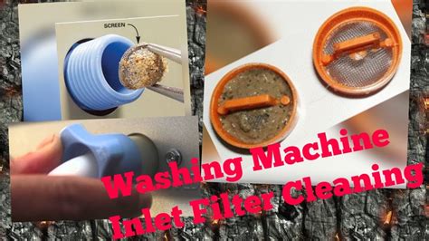 How To Do Washing Machine Water Inlet Filter Cleaning Youtube