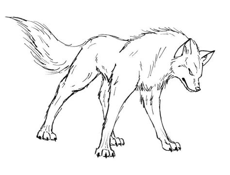 Wolf With Pup Coloring Pages Coloring Home