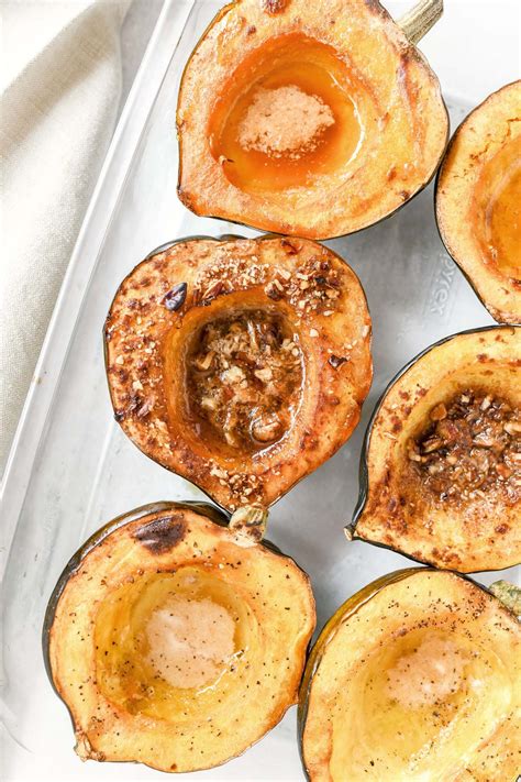 Sweet Delicious Oven Baked Acorn Squash Recipes Savvy Saving Couple