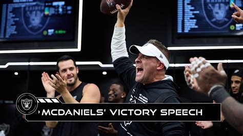 Josh Mcdaniels Locker Room Victory Speech Vs Broncos We Earned This