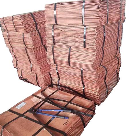 High Purity 99 99 Red Copper Cathode Plate Sheet High Conductivity In