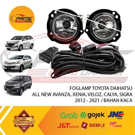 Jual Foglamp All New Avanza Xenia Calya Sigra Kaca Halogen H Shopee