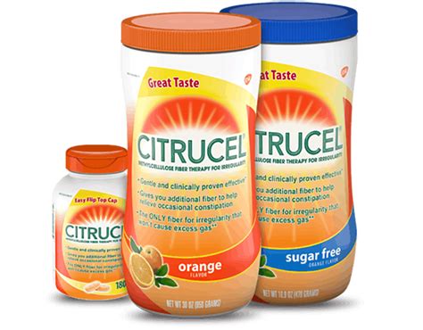 Methylcellulose Fiber Products Citrucel