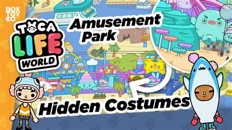 Hidden Stuff At The Amusement Park New Locations In Toca Life World Youtube