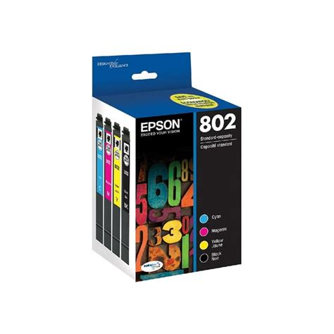 Epson 802 Standard-capacity Black/Color Combo Pack Ink Cartridge ...