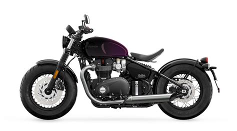 Triumph Bonneville Bobber Purple Stealth Edition Guide Total