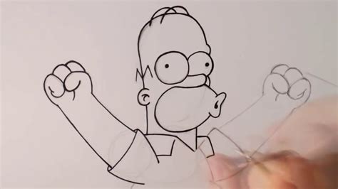 C Mo Dibujar A Homer Simpson A L Piz Youtube