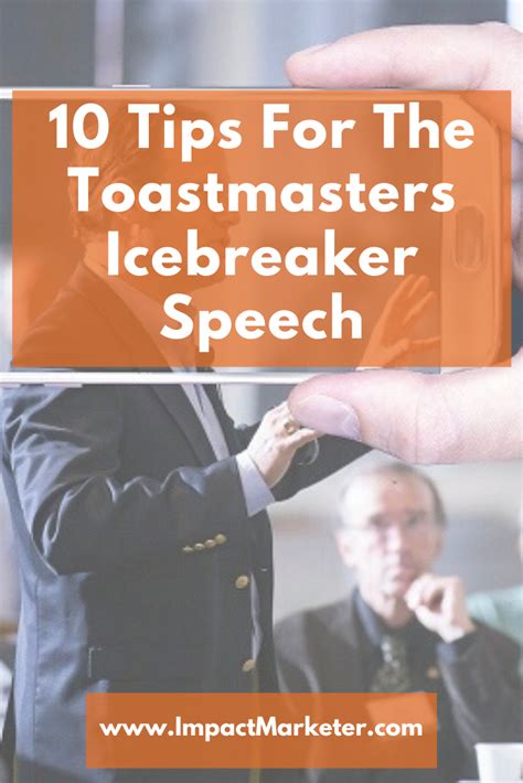 10 Tips For The Toastmasters Icebreaker Speech Artofit