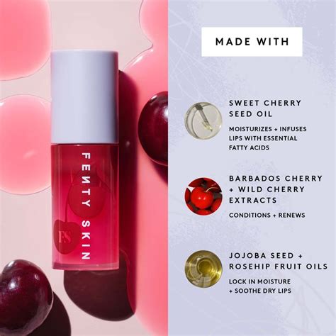 Cherry Treat Conditioning Lip Oil Fenty Skin