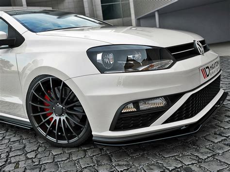 Front Splitter V2 Vw Polo Mk 5 Gti Facelift Maxton Design Uk