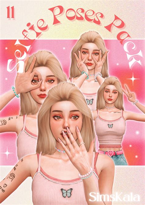 SimsKala SimsKala Selfie Poses Pack