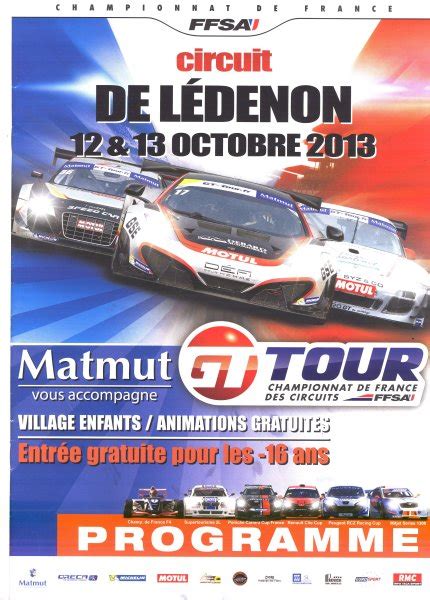 Ledenon The Motor Racing Programme Covers Project