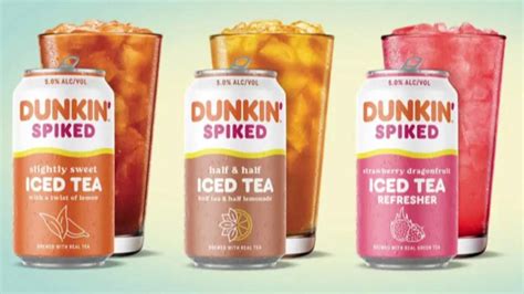 Dunkin Unveils Spiked Versions Of Iced Coffees Teas