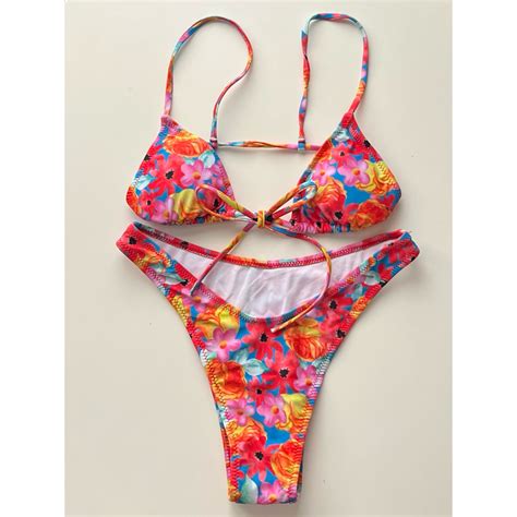 ICEBLINK Heisy bikini บกนเชอกผกขางหนา ชดวายนำเซกซ มอสอง Shopee Thailand