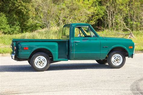 1969 Chevrolet C10 Short Bed Step Side Pickup Glenwood Green For Sale